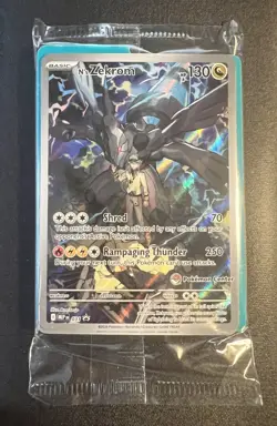2026 N's Zekrom 031 MEP Ascended Heros ETB Promo Pokemon Center Stamp SEALED - Image 1
