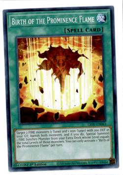 3x Birth of the Prominence Flame | LIOV-EN063 | Yu-Gi-Oh! TCG - Image 1