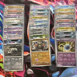 Pokemon TCG S&V White Flare Set: Bundle Of 30x Pokeball Reverse Holo Cards - NM - Image 1