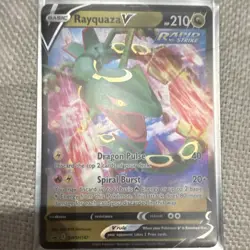 Pokemon Rayquaza V 210 HP Promo Holo SWSH147 Sword & Shield Promo Card - Image 1