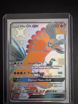 Ho-Oh GX - SV50/SV94 - Pokemon Hidden Fates Sun & Moon Shiny Rare Card NM - Image 1
