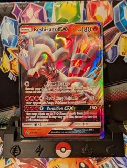 Pokemon TCG Reshiram GX SM137 Black Star Promo Card | NM - Image 1