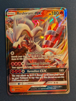 Pokemon TCG Reshiram GX SM137 Black Star Promo Card | NM - Image 2