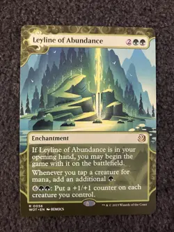 Magic MTG - Leyline of Abundance - Wilds of Eldraine: Enchanting Tales - Image 1