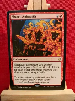 Shared Animosity - Commander: Ikoria - Rare - NM - MTG - Image 1
