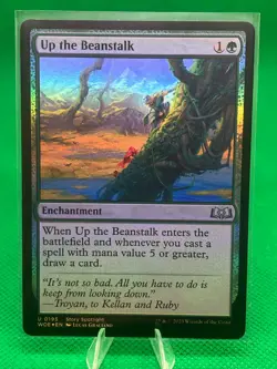 MTG - Foil - Up the Beanstalk - [Wilds of Eldraine] - Image 1