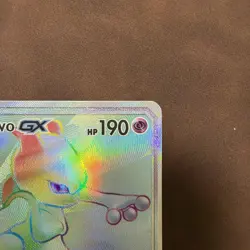 B6 (RARE) Mewtwo GX Secret Rare Shining Legends Pokemon TCG 76/73 NM Full Art - Image 3