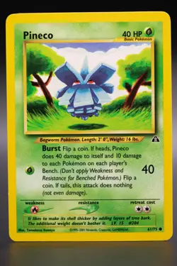 Pokemon - Pineco - 61/75 - Neo Discovery COMMON Near Mint WOTC - Image 1