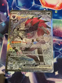 Pokemon TCG N’s Zoroark ex 286/217 Special Illustration Rare Ascended Heroes M - Image 1
