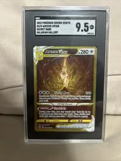 ARCEUS VSTAR CROWN ZENITH GALARIAN GALLERY GG70 SGC 9.5 GEM MINT (INVESTMENT) - Image 1