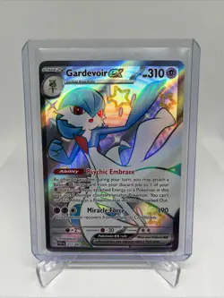 Gardevoir ex Pokemon SV: Paldean Fates Shiny Ultra Rare 217/091 NM - Image 1