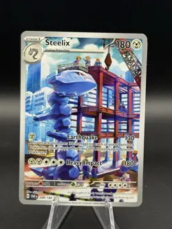 Steelix 208/182 Pokemon Scarlet & Violet Paradox Rift Illustration Rare MP - Image 1