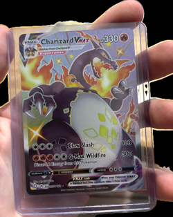 Pokemon TCG Charizard VMAX Shining Fates Sv107/Sv122 Holo Shiny Holo Rare - Image 1