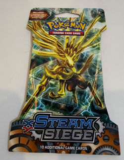 Pokemon TCG Vintage XY Steam Siege Sleeved Booster Pack - Image 1