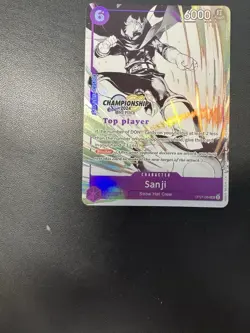 2024 ONE PIECE CHAMP 2024 TOP PLAYER PACK VOL.2 TOP PLAYER #064 SANJi - Image 3