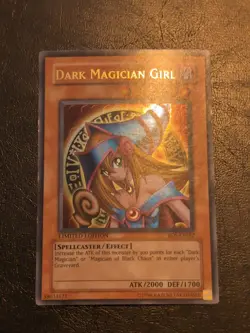 Yu-Gi-Oh! ULTRA RARE CARD DARK MAGICIAN GIRL RDS-ENSE2 LP - Image 1