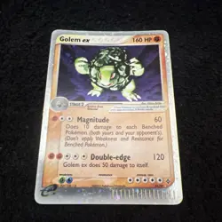 Pokemon TCG EX Dragon Golem EX 91/97 Ultra Rare Holo Card NM Never Played - Image 1