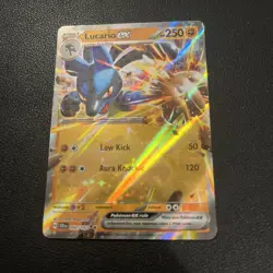 Pokemon TCG Lucario EX Double Rare Card 082/142 Stellar Crown - Image 1