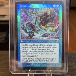 Magic: The Gathering Mind's Desire Rare Blue Sorcery Foil Scourge 41/143 2003 - Image 1