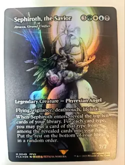 Sephiroth, the Savior MTG Final Fantasy Legendary Creature 49 NM - Image 1