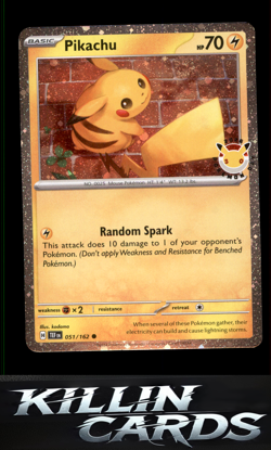 Pikachu (Pokemon Day 2026) 051/162 Pokemon Common Miscellaneous Cards & Products - Image 1