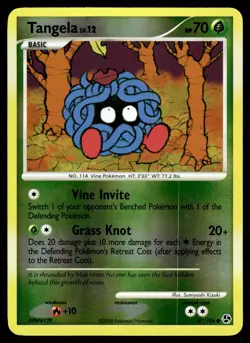 Tangela Reverse Holo 87/106 Great Encounters Pokemon - Image 1