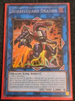 x1 Borrelguard Dragon (Silver) - BLC1-EN019 - Ultra Rare - 1st Edition Yu-Gi-Oh! - Image 1