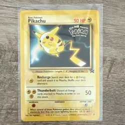 Pokemon Pikachu Kids WB Promo 4 Promo 50 HP 1999 Wizards TCG Card - Image 1