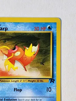 Magikarp 1st Edition Pokemon Card, Team Rocket, #47/82 Uncommon Near Mint - Image 2