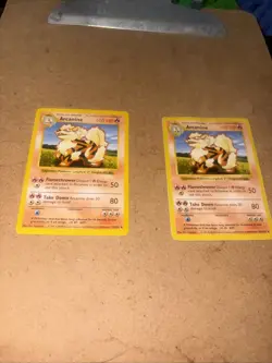 Pokemon TCG Arcanine Base Set, Shadowless Uncommon Card 23/102 - Image 1