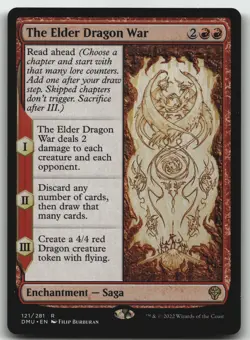 The Elder Dragon War R Dominaria United 121 LP - Image 1