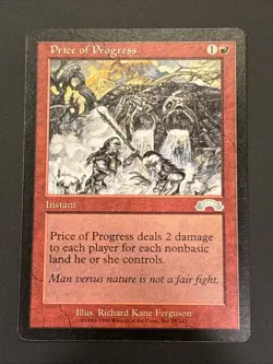 Price of Progress Exodus Magic Mtg NM UP - Image 1