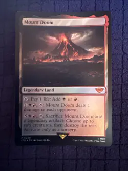 Mount Doom #258 (NM) (Foil) (LTR) Magic MTG - Image 1