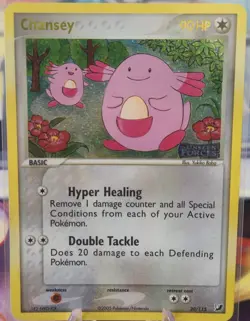 Pokemon TCG Chansey Reverse Holo Stamped EX Unseen Forces 20/115 Rare 20/115 - Image 3