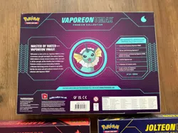 Pokemon TCG | 3x VMAX Premium Collection Vaporeon, Jolteon, Flareon | New/Sealed - Image 2