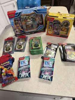 Pokemon Factory Sealed Lot ETB Booster Bundle Blister Packs Mystery Gems CGC - Image 2