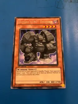 YUGIOH Rare Destiny Hero - Defender LCGX-EN127 1st Edition - Image 1