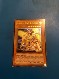 YUGIOH Ultimate Rare Gladiator Beast Alexander GLAS-EN017 - Image 1