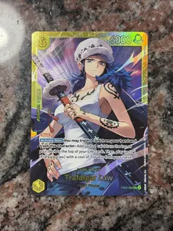 One Piece CCG English Trafalgar Law SEC EB03-062 NM Heroine Edition - Image 1