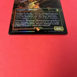 Ravenous Tyrannosaurus Borderless Card Foil English Edition, Near Mint - Image 2