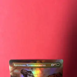 Ravenous Tyrannosaurus Borderless Card Foil English Edition, Near Mint - Image 3