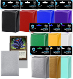 1000CT MTG Card Sleeves, Clear Front Textured Back Card Sleeve Deck Card Protect - Image 1