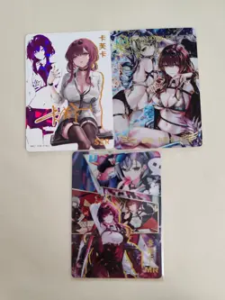 3 Cards Goddess Story Kafka Honkai Star Rail Sexy JAP Oil Holo - Image 1