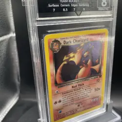 2000 Dark Charizard Holo Pokemon Card TCG Team Rocket Not PSA grade 8 4/82 #4 - Image 2