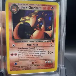 2000 Dark Charizard Holo Pokemon Card TCG Team Rocket Not PSA grade 8 4/82 #4 - Image 4