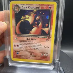2000 Dark Charizard Holo Pokemon Card TCG Team Rocket Not PSA grade 8 4/82 #4 - Image 5