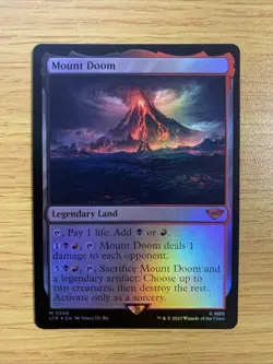 Mount Doom Universes Beyond: the Lord of the Rings: Tales of Middle-Earth Foil - Image 1