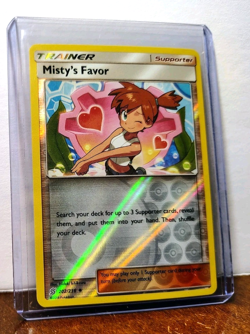 POKEMON MISTY'S FAVOR 202/236 REVERSE HOLO TRAINER UNIFIED MINDS MP-LP - Image 5