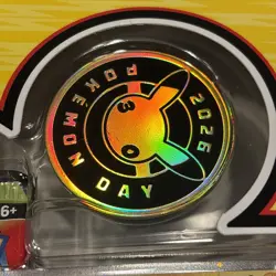 Pokemon Day 2026 Collection Box. 3 Booster Packs/Pikachu Coin/Stamped Promo! TCG - Image 3