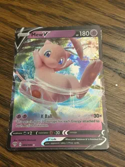 Pokemon Mew V 069/189 Darkness Ablaze Ultra Rare Holo - LP - Image 1